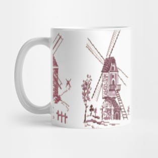 Holland Windmill Scenes Mug